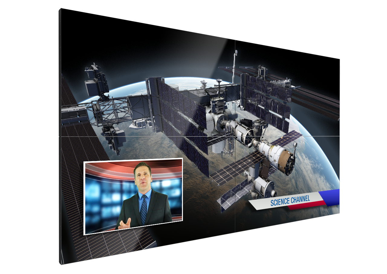 FHD553-XE-R – Extreme-narrow bezel LCD panel with remote power supply | 135-008109-XX