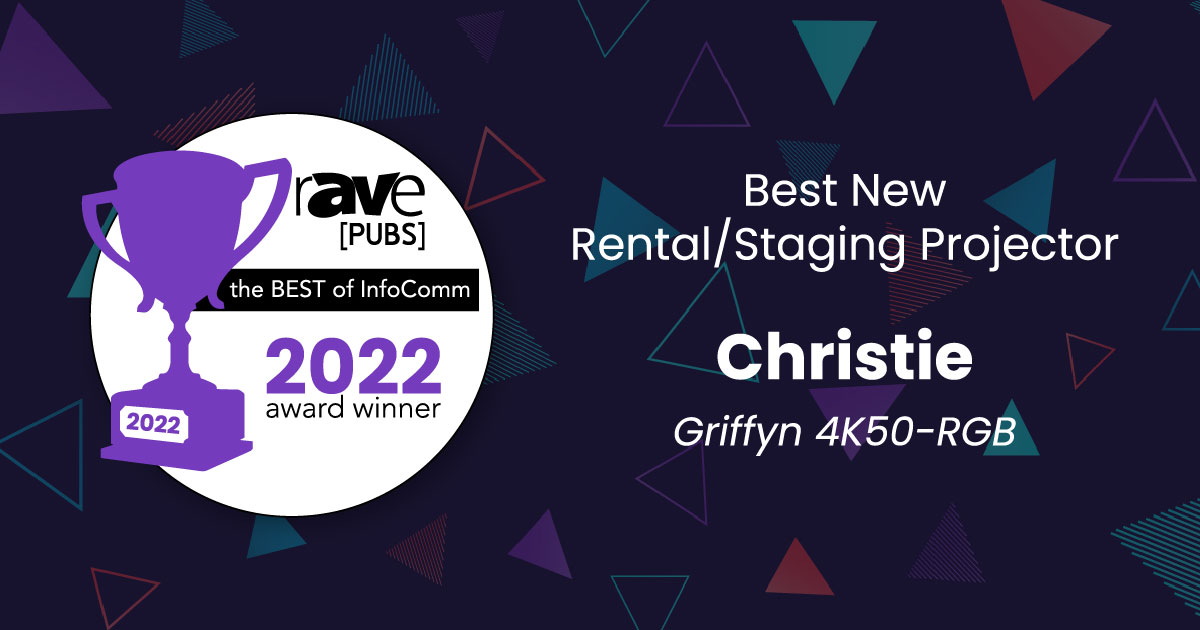 rAVe Best of InfoComm award