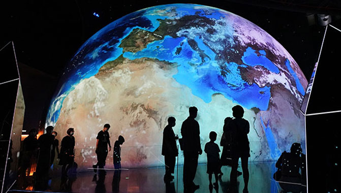 Shangahai Astronomy Museum display