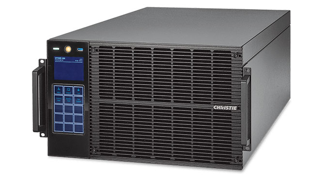 The Christie Spyder X80 image processor