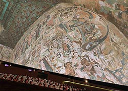 Highly immersive visuals by Christie D4K40-RGB pure laser projectors in the Magao Grottoes Digital Exhibition Centre dome theatres