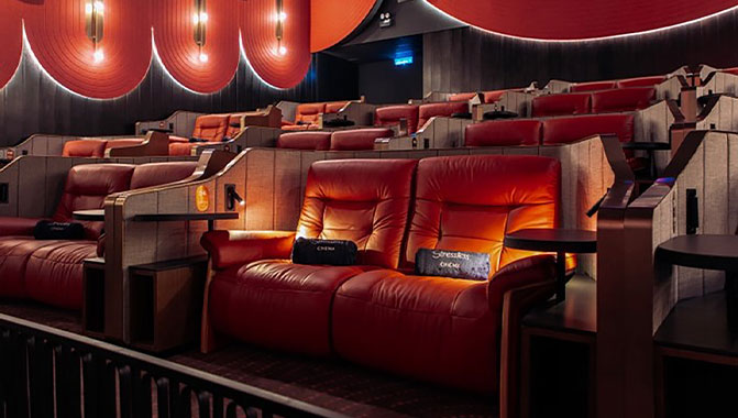The ultra-luxurious auditoriums of Aurum Theatre set a new benchmark for cinematic excellence.