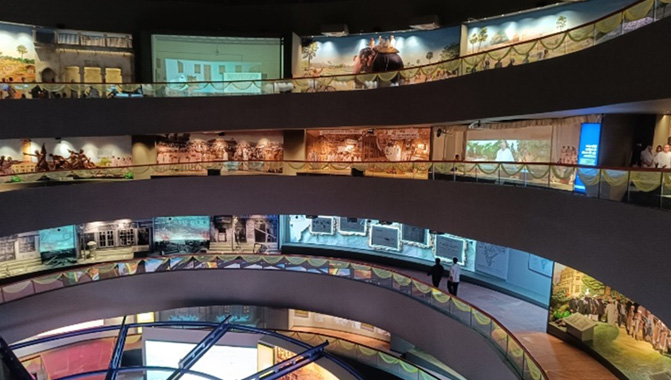 Bapu Tower Museum blends architecture, art, and technology to deliver a fascinating experience for visitors (Images courtesy of Vama Communications)