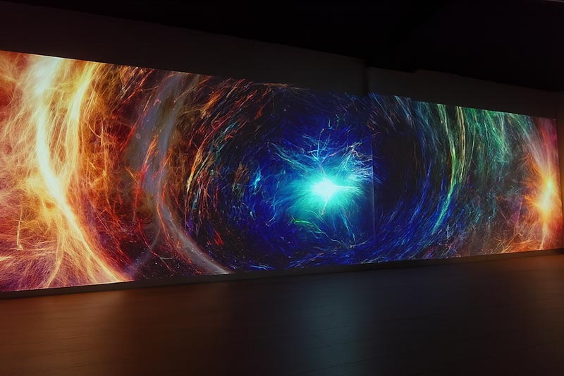 Christie ultra-short throw projectors create a dynamic visual canvas at Casa Boost