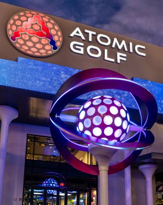 Exterior of a building with the words 