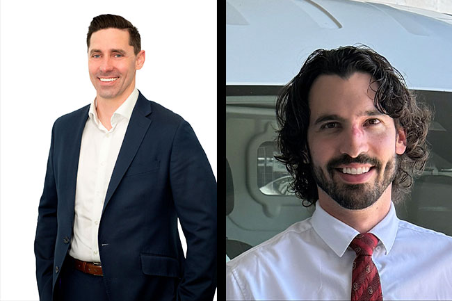 Portrait images of Steve Travia, Managing Director of Pro AV Solutions WA, and Matt Linney, Sales Manager at Pro AV Solutions WA.